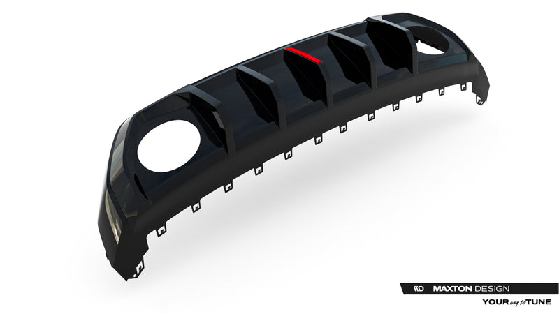 Maxton Design Rear Diffuser Audi RS3 8Y Sportback 8Y Facelift (Version with OEM Reflector)