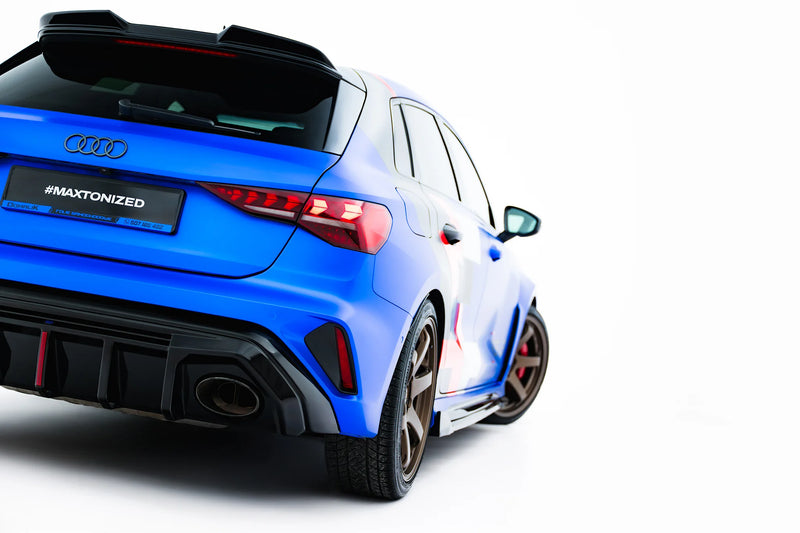 Maxton Design Rear Diffuser Audi RS3 8Y Sportback 8Y Facelift (Version with OEM Reflector)