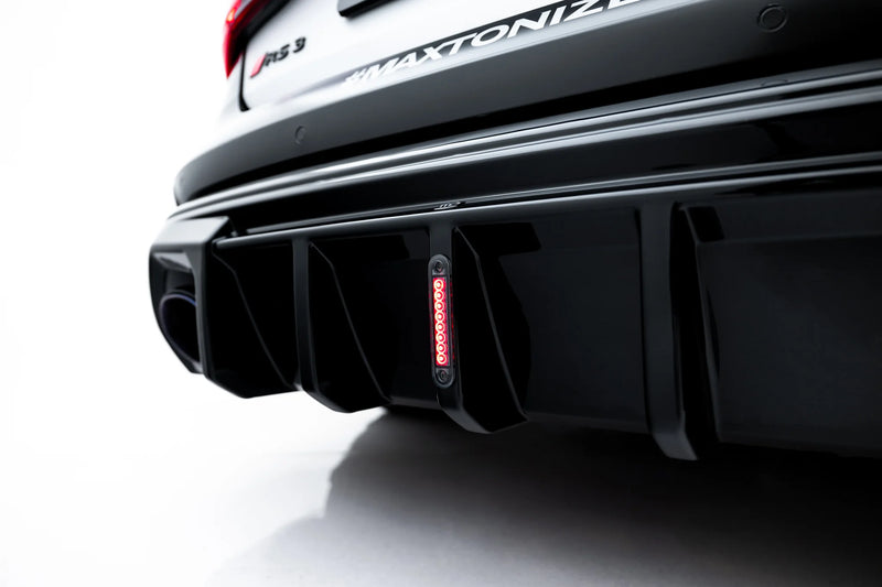 Maxton Design Rear Diffuser Audi RS3 Sedan 8Y Facelift (Version with LED light)