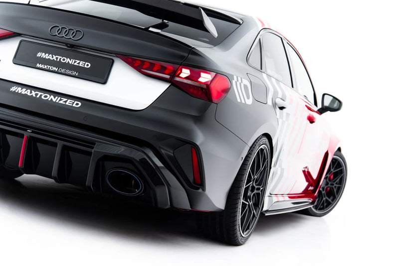Maxton Design Rear Diffuser Audi RS3 Sedan 8Y Facelift (Version with Original Reflector)
