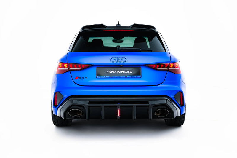 Maxton Design Rear Diffuser Audi RS3 Sportback 8Y Facelift (Version with LED light)