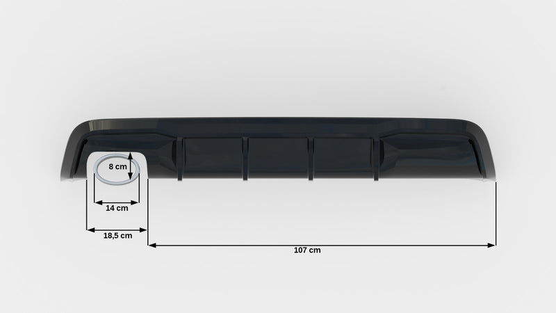 Maxton Design Heckansatz BMW 1 M-Pack E82