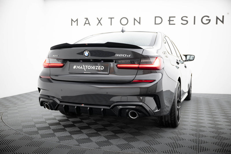 Maxton Design Heckansatz BMW 3 M-Pack G20 / G21 (Passend für Fahrzeuge mit Anhängerkupplung)