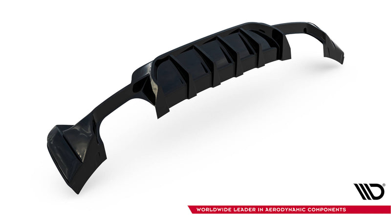 Maxton Design Heckansatz BMW 4 Coupe / Gran Coupe / Cabrio M-Pack F32 / F36 / F33 (Version mit Doppelauspuff auf beiden Seiten)