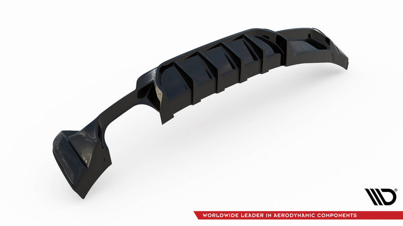 Maxton Design Heckansatz BMW 4 Coupe / Gran Coupe / Cabrio M-Pack F32 / F36 / F33 (Version mit einseitigem Auspuff)