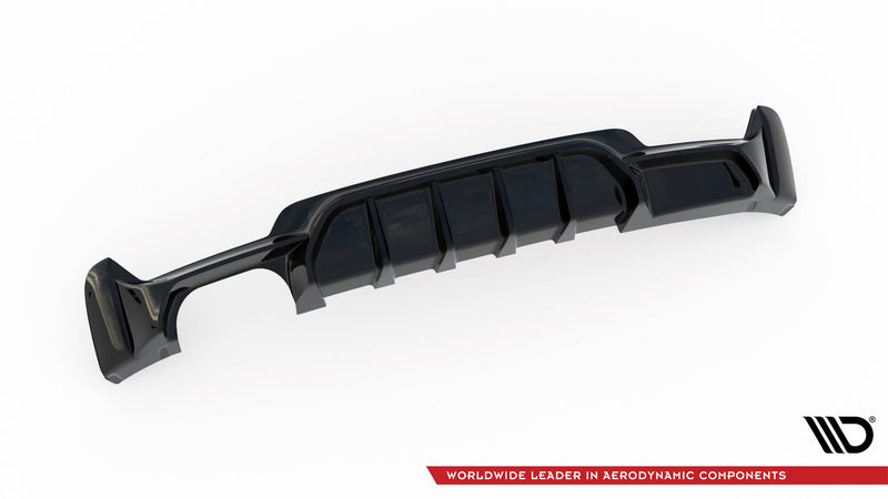 Maxton Design Heckansatz BMW 4 Coupe / Gran Coupe / Cabrio M-Pack F32 / F36 / F33 (Version mit einseitigem Auspuff)