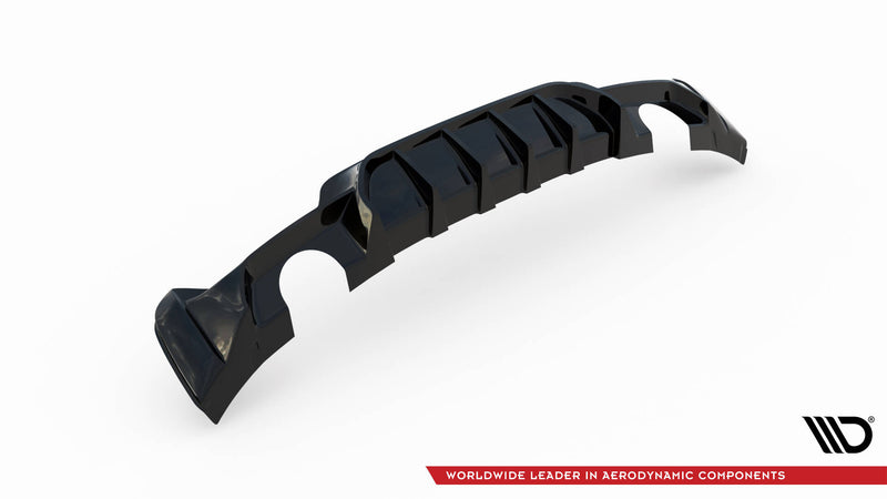 Maxton Design Heckansatz BMW 4 Coupe / Gran Coupe / Cabrio M-Pack F32 / F36 / F33 (Version mit Einzelauspuff auf beiden Seiten)