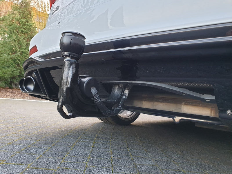 Maxton Design Rear Diffuser + Exhaust Tip Sport Exhaust Dummy Audi A6 S-Line / S6 C8 / C8 Facelift