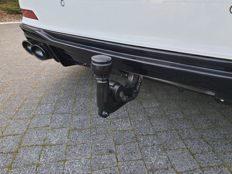 Maxton Design Rear Diffuser + Exhaust Tip Sport Exhaust Dummy Audi A6 S-Line / S6 C8 / C8 Facelift
