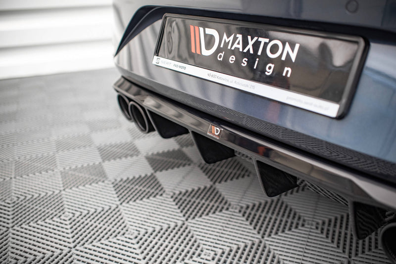 Maxton Design Rear Spoiler + Exhaust Tip Sport Exhaust Dummy Seat Leon FR Hatchback Mk4