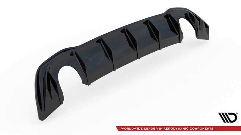 Maxton Design Rear Spoiler (GTI LOOK) with Exhaust for Volkswagen Golf Mk8