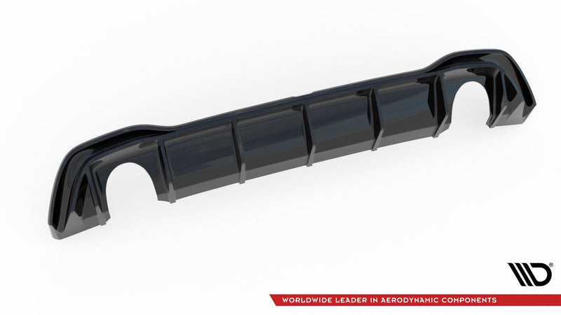 Maxton Design Rear Spoiler (GTI LOOK) with Exhaust for Volkswagen Golf Mk8