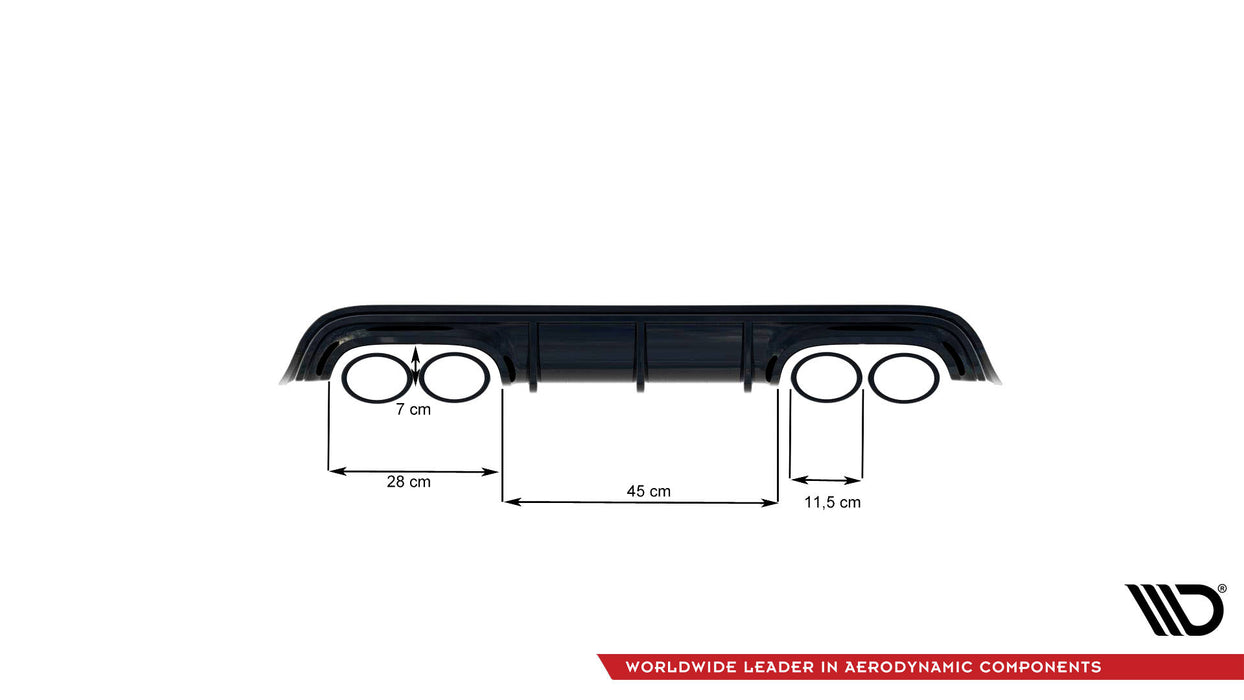 Maxton Design Heckansatz Mercedes-Benz CLK W209