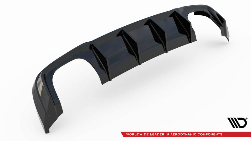 Maxton Design Rear Diffuser + Milltek Sport Exhaust Extension Audi RS3 Sportback 8V Facelift