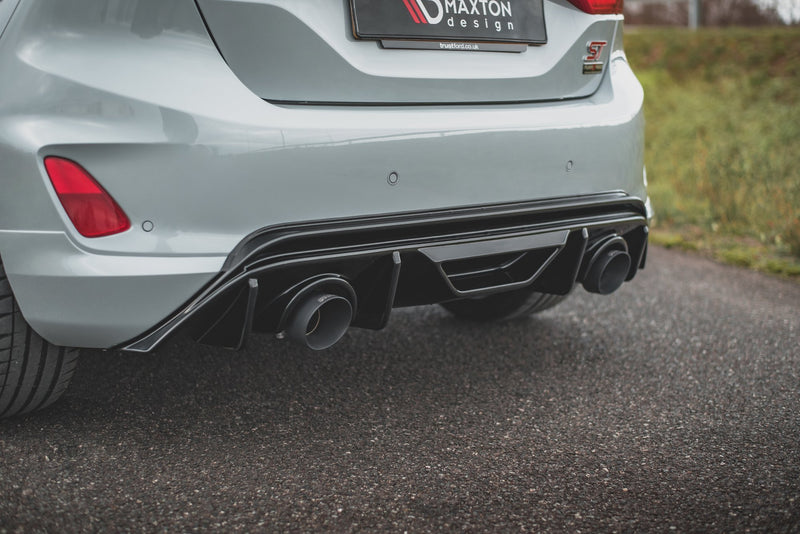 Maxton Design Rear Diffuser + Milltek Sport Exhaust Ford Fiesta ST Mk8