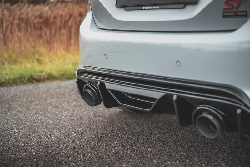 Maxton Design Rear Diffuser + Milltek Sport Exhaust Extension Ford Fiesta ST Mk8 + GPF System