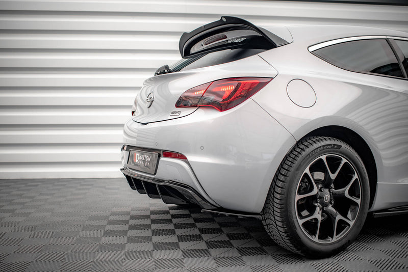 Maxton Design Heckansatz Opel Astra GTC OPC-Line J (Version mit einseitigem Einzelauspuff)
