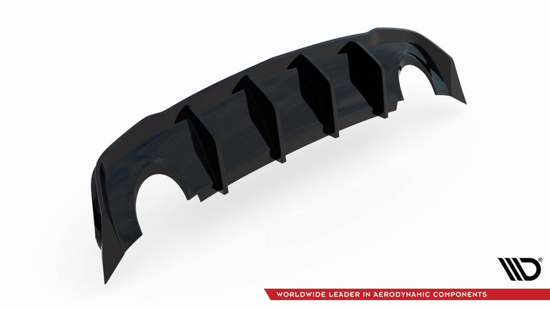 Maxton Design Heckansatz Opel Astra GTC OPC-Line J (Version mit Einzelauspuff auf beiden Seiten)