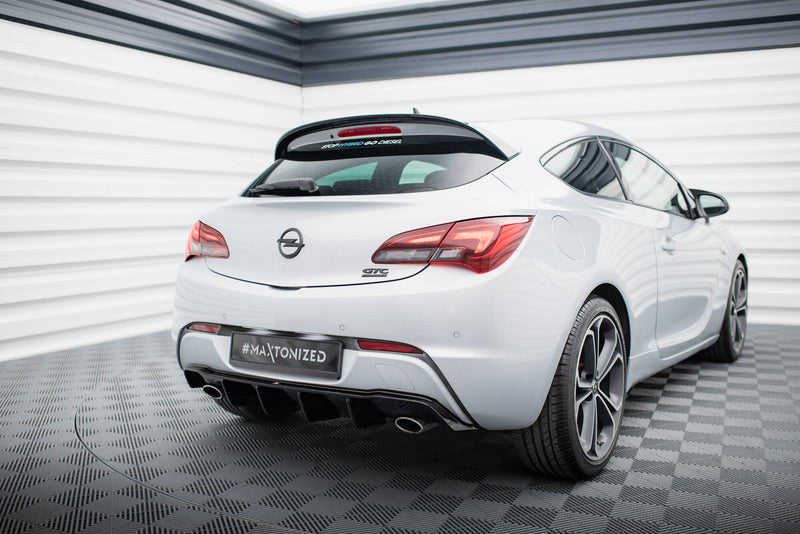 Maxton Design Heckansatz Opel Astra GTC OPC-Line J (Version mit Einzelauspuff auf beiden Seiten)