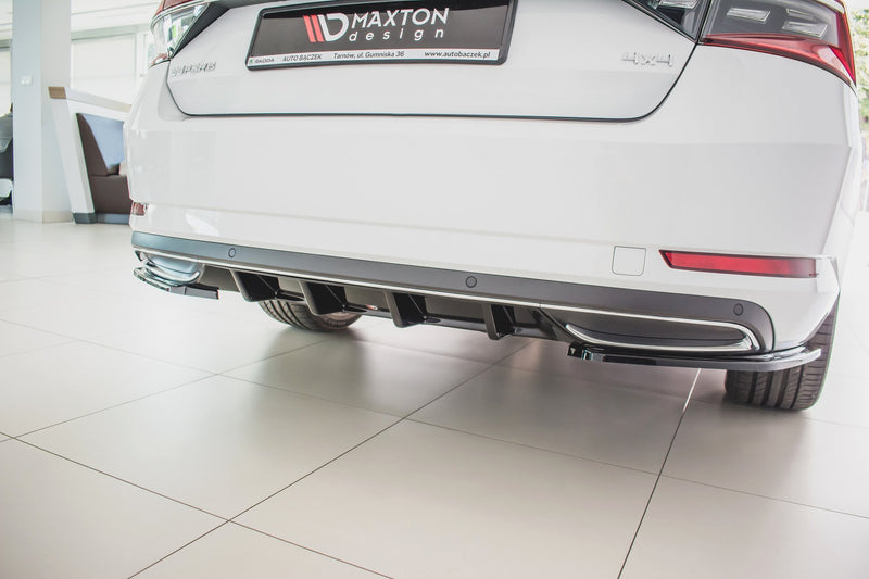 Maxton Design Heckansatz Skoda Superb Liftback / Combi Mk3 FL