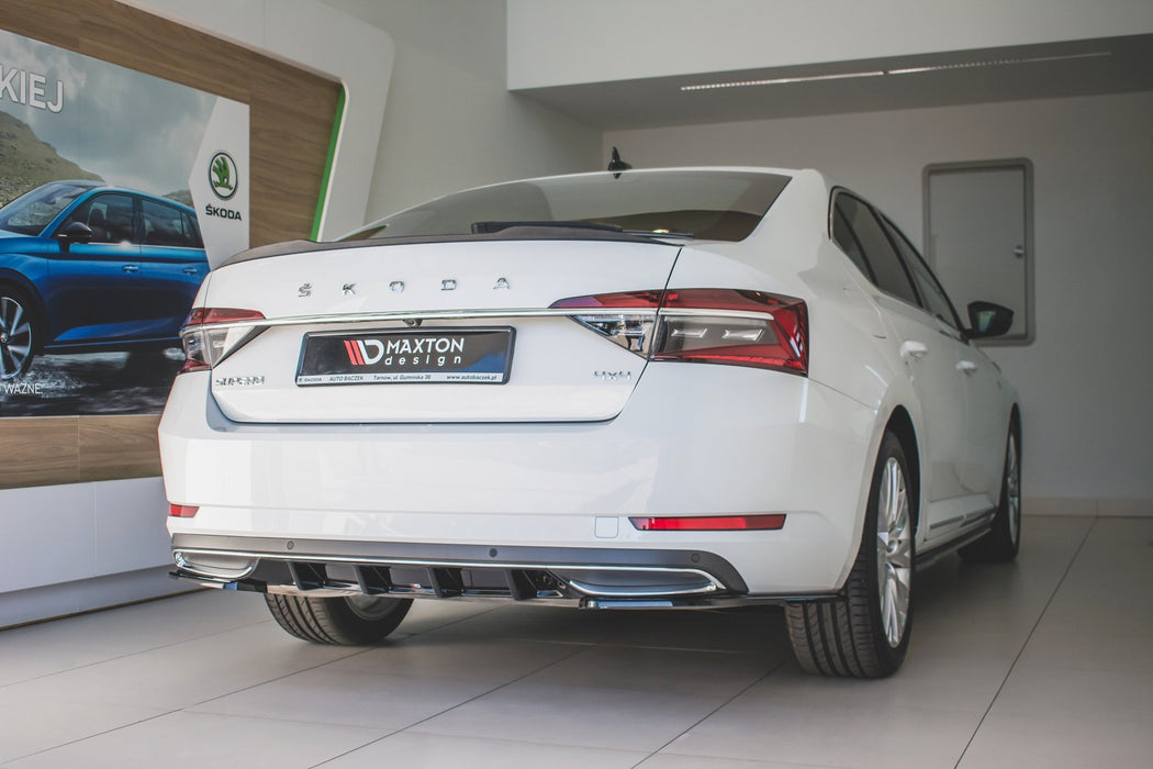 Maxton Design Heckansatz Skoda Superb Liftback / Combi Mk3 FL