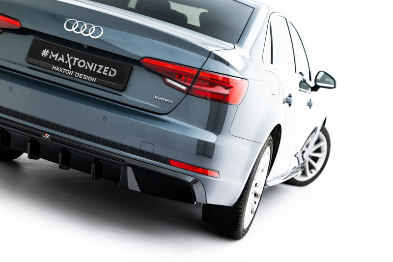 Maxton Design Rear Diffuser V.2 Audi A4 S-Line Sedan / Avant B9
