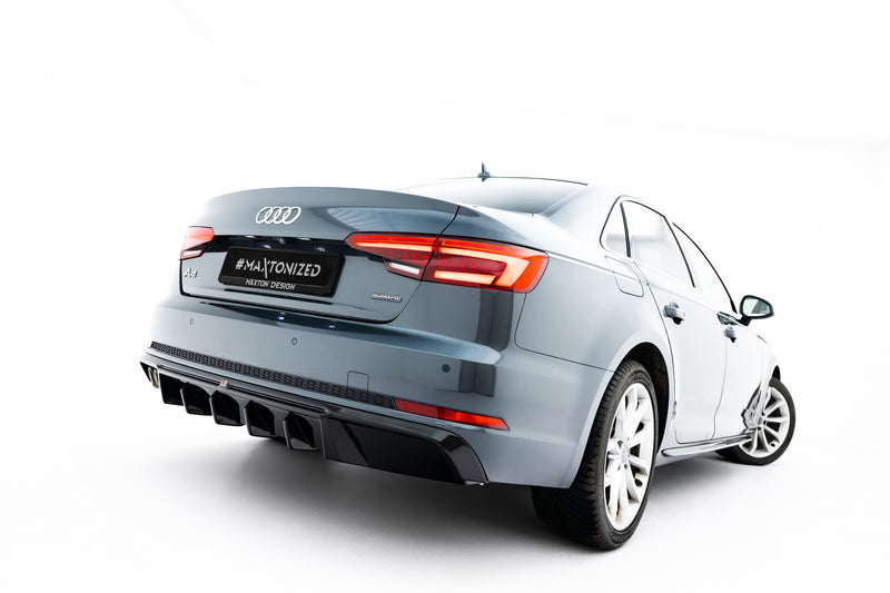 Maxton Design Rear Diffuser V.2 Audi A4 S-Line Sedan / Avant B9