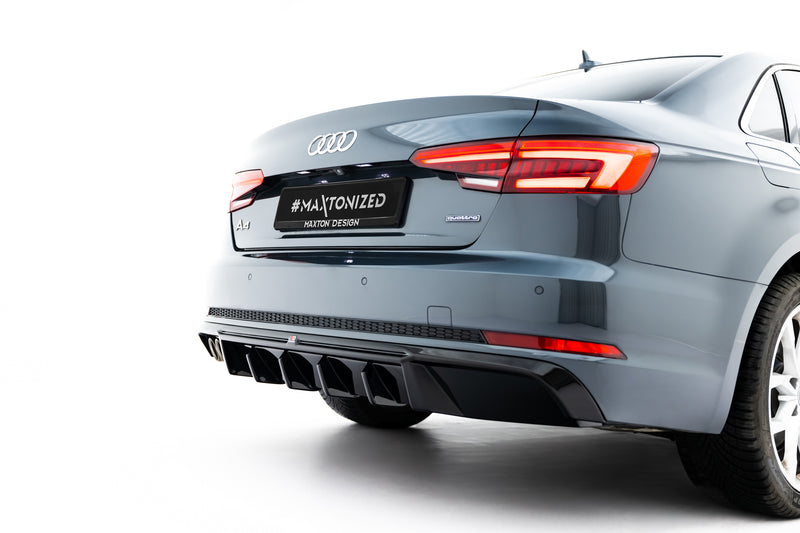 Maxton Design Rear Diffuser V.2 Audi A4 S-Line Sedan / Avant B9