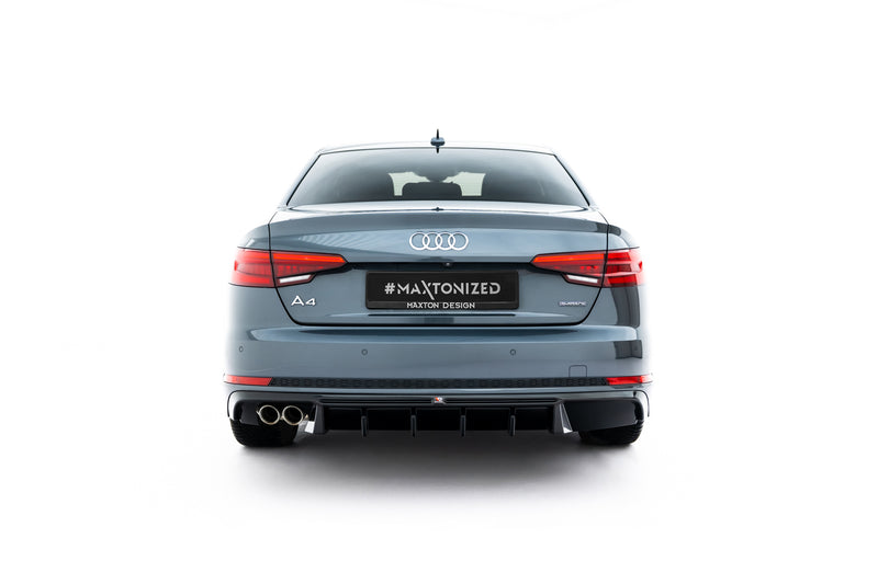Maxton Design Rear Diffuser V.2 Audi A4 S-Line Sedan / Avant B9