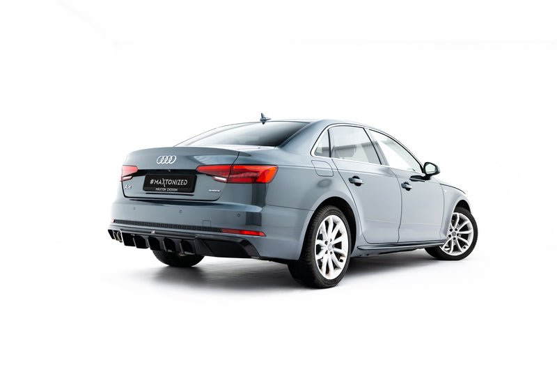 Maxton Design Rear Diffuser V.2 Audi A4 S-Line Sedan / Avant B9