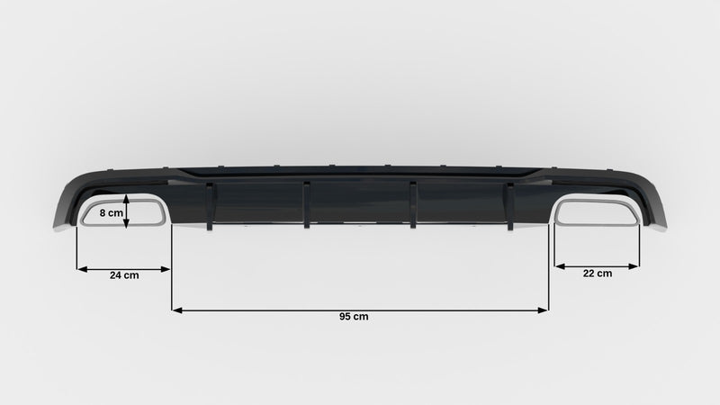 Maxton Design Heckansatz V.2 Audi A6 / A6 C7 S-line/ S6 C7 Facelift