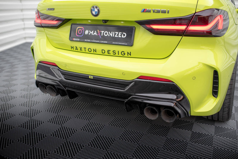 Maxton Design Rear Diffuser V.2 + Milltek Sport Exhaust Extension BMW 1 F40 M135i