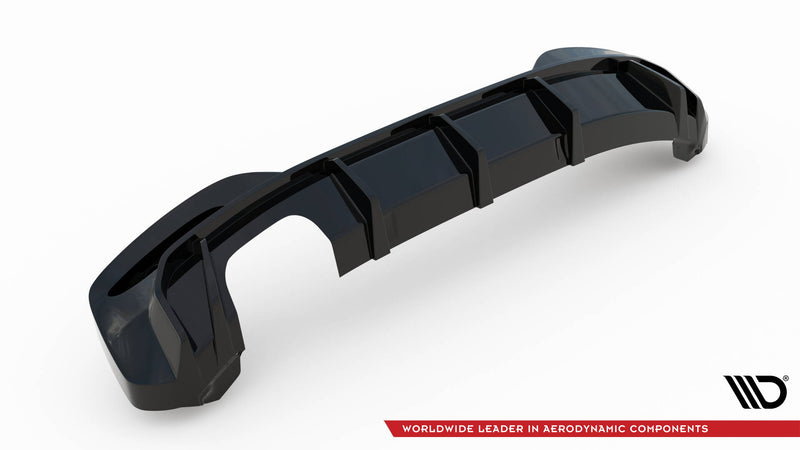 Maxton Design Heckansatz V.3 BMW 1 M-Pack F20 Facelift (Einseitige Doppelauspuffversion)