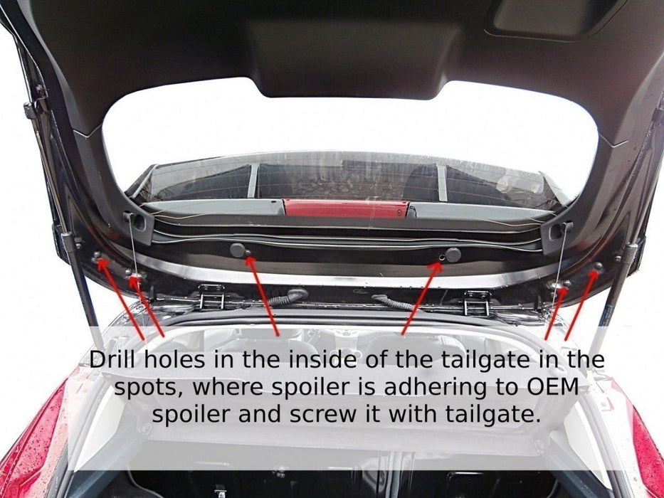 Maxton Design Dachspoiler (RS Look) Ford Fiesta Mk7 / Mk7 FL