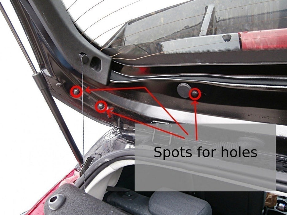 Maxton Design Dachspoiler (RS Look) Ford Fiesta Mk7 / Mk7 FL