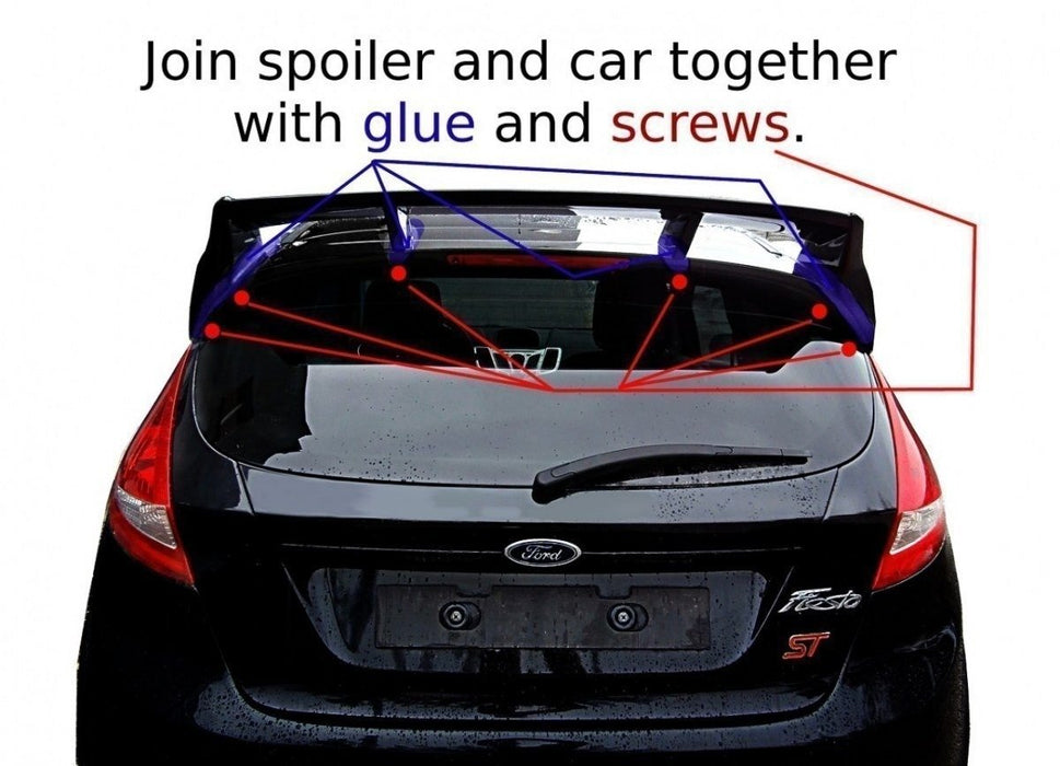 Maxton Design Dachspoiler (RS Look) Ford Fiesta Mk7 / Mk7 FL