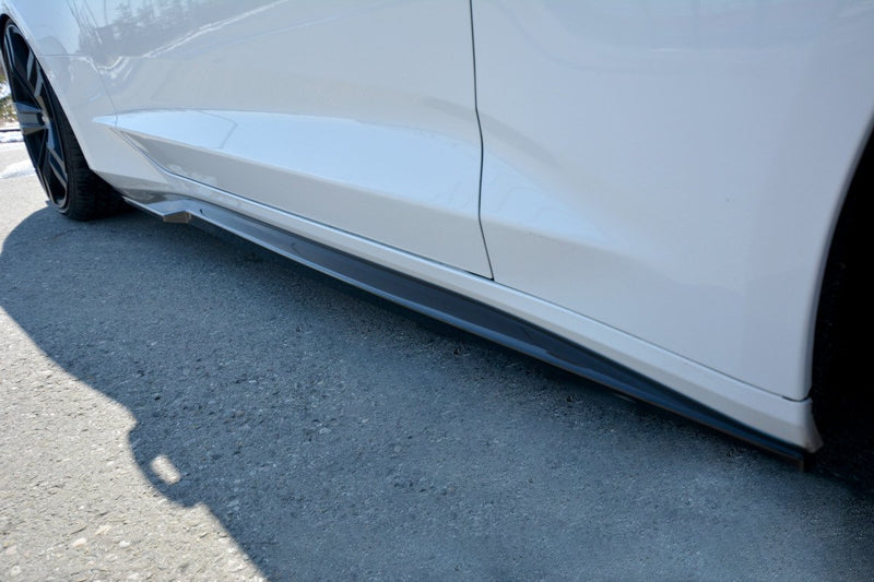 Maxton Design SEITENSCHWELLER DIFFUSOR CHEVROLET CAMARO 6TH-GEN. PHASE-I 2SS COUPE