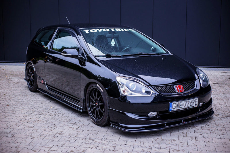 Maxton Design Side Skirt Diffuser for Honda Civic EP3 (MK7) Type-R/S Facelift