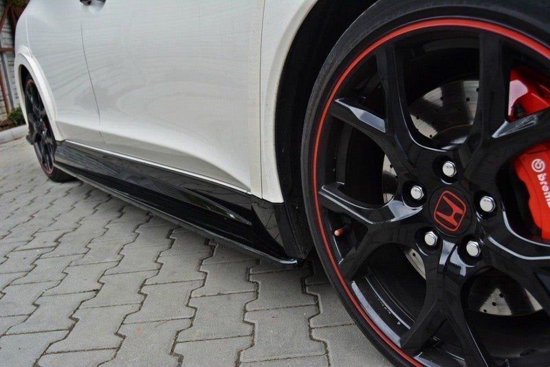 Maxton Design Side Skirt Diffuser for Honda Civic IX Type R