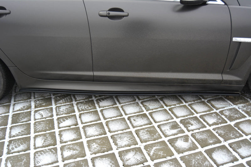 Maxton Design SEITENSCHWELLER DIFFUSOR JAGUAR XF (X250) MK1 SPORTBRAKE S-PACK