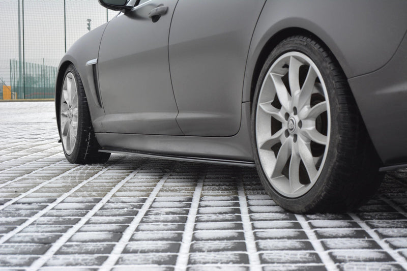 Maxton Design SEITENSCHWELLER DIFFUSOR JAGUAR XF (X250) MK1 SPORTBRAKE S-PACK