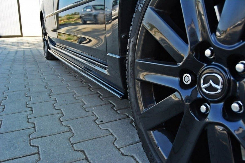 Maxton Design SEITENSCHWELLER DIFFUSOR MAZDA 3 MPS MK1 (VOR FACELIFT)