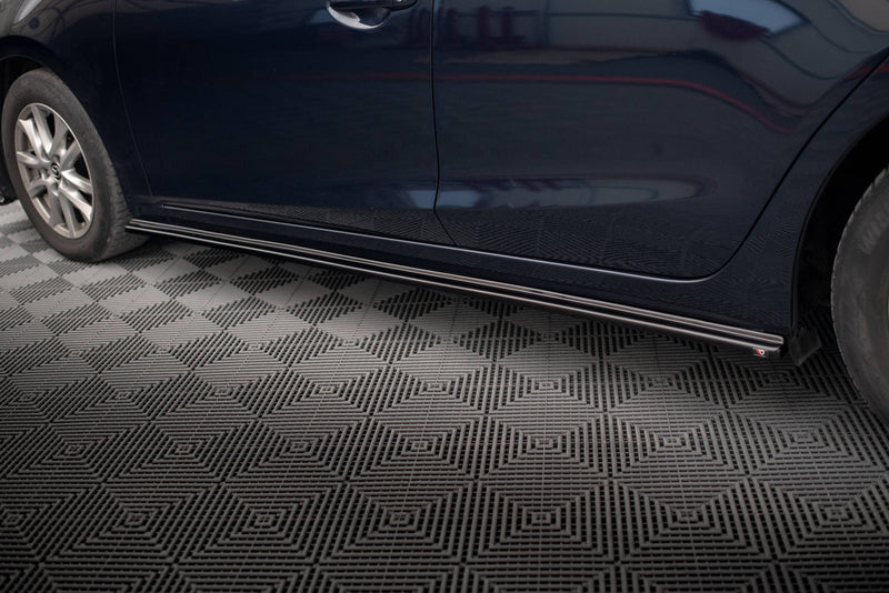 Maxton Design Side Skirt Diffuser Mazda 3 BN (Mk3)