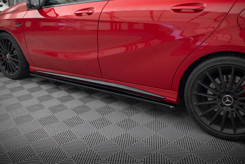 Maxton Design SEITENSCHWELLER DIFFUSOR Mercedes A W176/ CLA 117 AMG/ CLA 117 AMG LINE Facelift