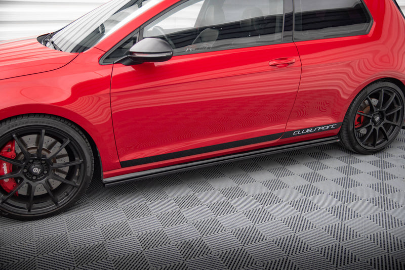 Maxton Design SEITENSCHWELLER DIFFUSOR VW GOLF Mk7 GTI CLUBSPORT