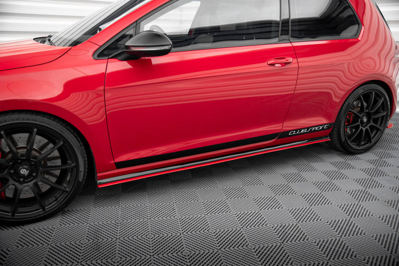 Maxton Design Side Skirts Diffuser VW Golf Mk7 GTI Clubsport