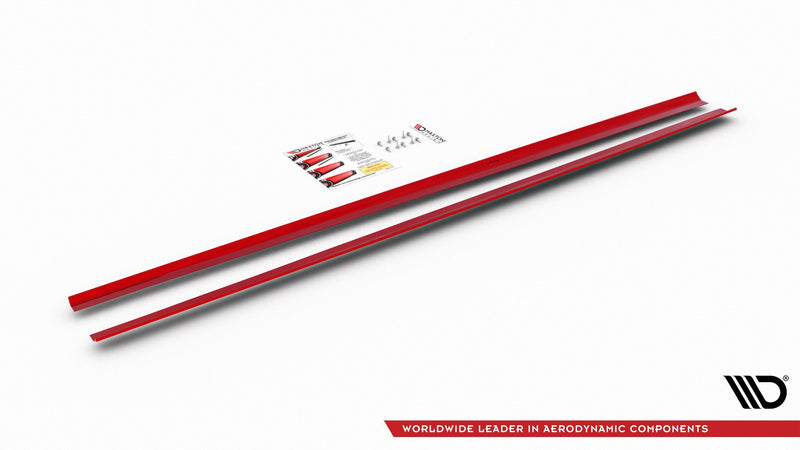 Maxton Design SEITENSCHWELLER DIFFUSOR Volkswagen Polo GTI / R-line Mk6