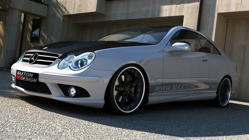 Maxton Design SEITENSCHWELLER MERCEDES CLK W209 AMG LOOK