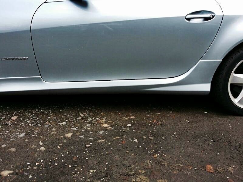 Maxton Design SEITENSCHWELLER MERCEDES SLK R171 (SLK R172 AMG LOOK) ABS KUNSTSTOFF