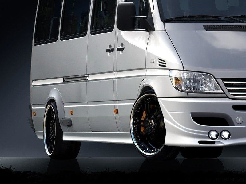 Maxton Design SEITENSCHWELLER Mercedes Sprinter I FL / Volkswagen LT 96-06  DIESE SEITENSCHWELLER PASST ZWILLINGSRÄDER VERSION.